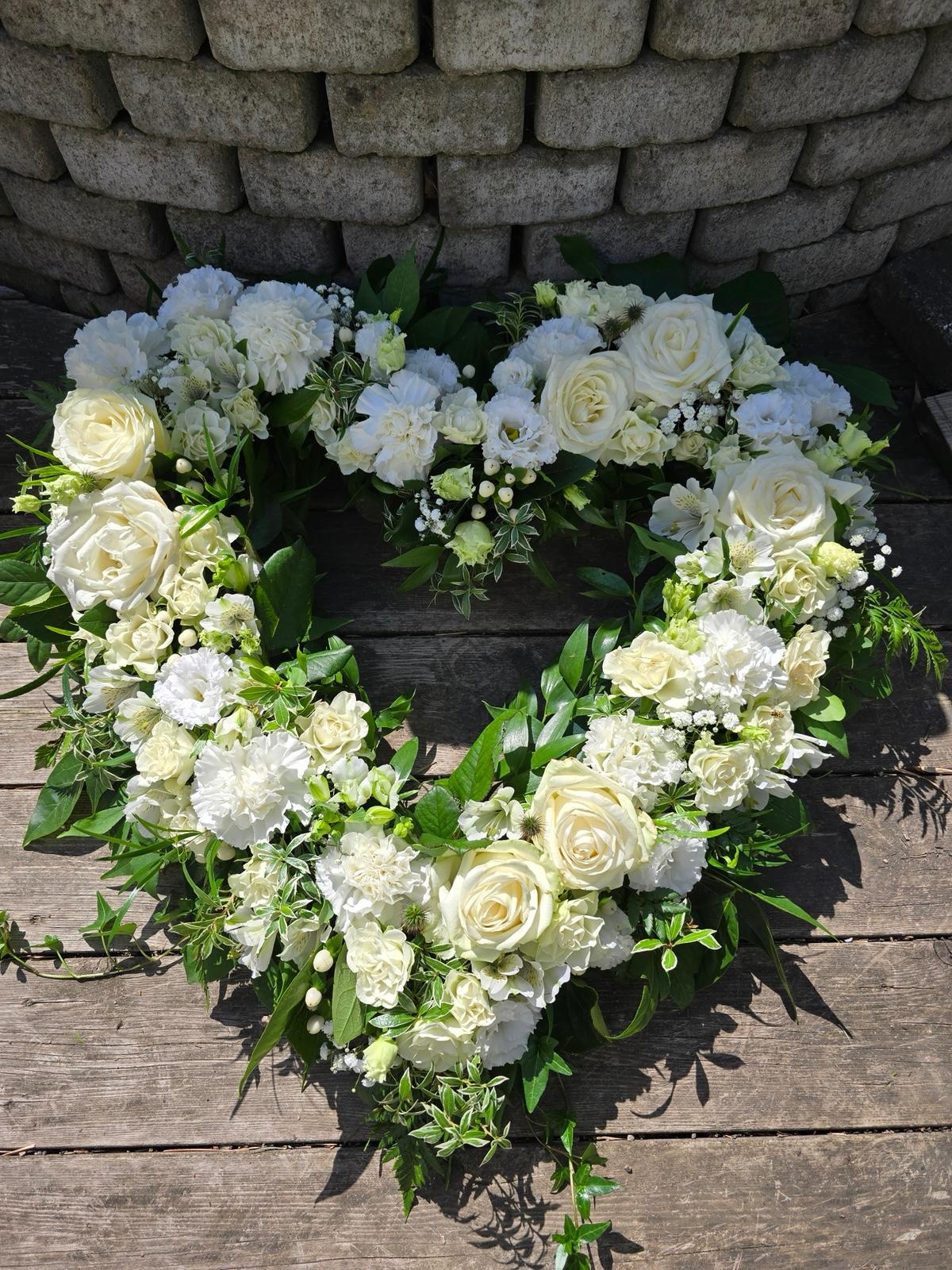 Krans eller blomsterhjärta 1 bunden av Wrights Flora