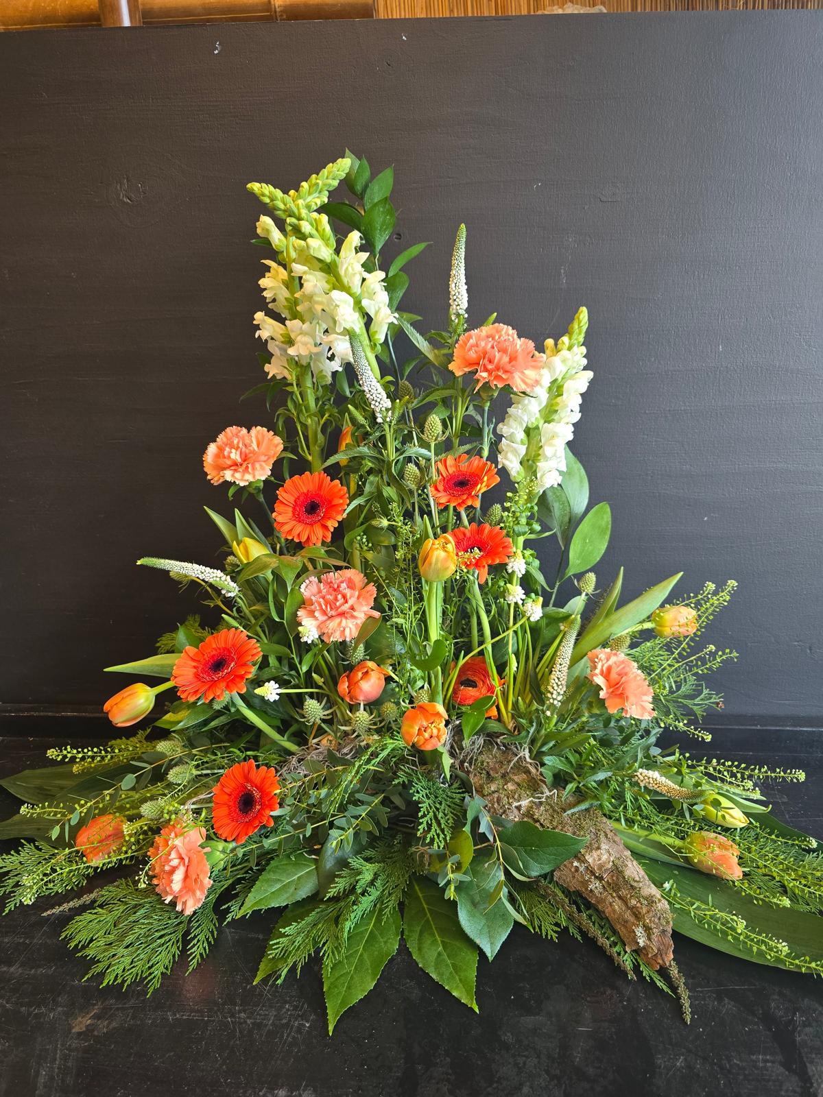 Begravningsdekoration 4 bunden av Wrights Flora